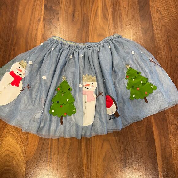 Mini Boden Other - Size 9-10 Mini Boden Mesh Christmas Skirt